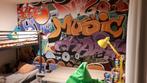 Behangpapier Grafitti, Huis en Inrichting, Stoffering | Behang, Ophalen, Minder dan 10 m², Paars, Modern
