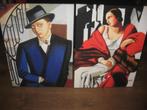 Lempicka art deco reproductie, Antiek en Kunst, Kunst | Schilderijen | Klassiek, Ophalen of Verzenden