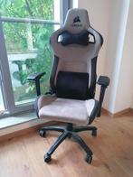 Corsair T3 Rush Gris/Noir chaise gamer, Ophalen, Gebruikt, Grijs