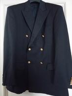 HUGO BOSS donkerblauwe blazer, double breasted, maat 54, Ophalen of Verzenden, Zo goed als nieuw, Maat 52/54 (L)