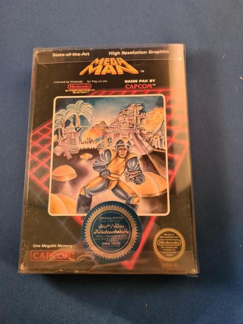 NES - Mega Man (Boxed) (NTSC), Games en Spelcomputers, Games | Nintendo NES, Gebruikt, Verzenden