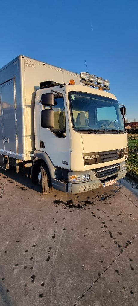 Vrachtwagen Daf LF, Auto's, Vrachtwagens, Bedrijf, DAF, Diesel, Euro 5, 5 deurs, Automaat, Wit, Grijs, Achterwielaandrijving, Ophalen
