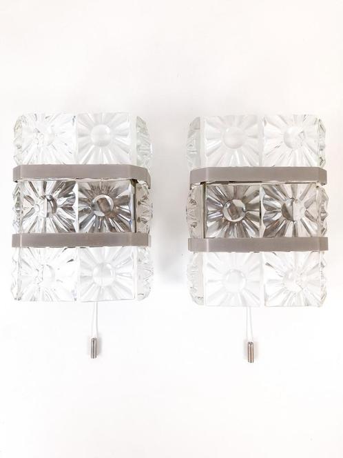 2x vintage wandlamp, Huis en Inrichting, Lampen | Wandlampen, Gebruikt, Ophalen of Verzenden