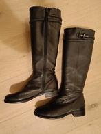 JHAY Hoge leren zwarte botten, Jhay, Comme neuf, Enlèvement, Bottes hautes