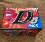 Cassette TDK 90 Pack-5, Autres genres, Neuf, dans son emballage, Envoi, Vierge