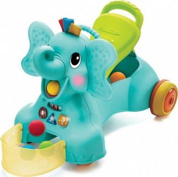 Infantino Sensory Ollie 3 In 1 Olifant Loopwagen beschikbaar voor biedingen