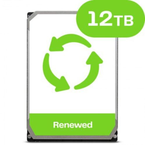 12TB SATA Harddisk A-Grade Renewed, Computers en Software, Harde schijven, Refurbished, Desktop, Intern, HDD, SATA, Ophalen of Verzenden