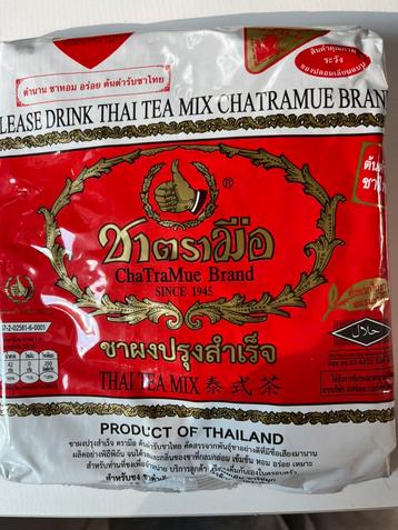 Cha Tra Mue Red Label – Thaise Thee 400 g – Nieuw beschikbaar voor biedingen