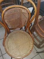rieten stoel, Huis en Inrichting, Stoelen, Ophalen, Gebruikt, Twee, Bruin