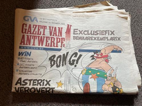 Gazet van antwerpen speciale druk van asterix uit 2005, Verzamelen, Tijdschriften, Kranten en Knipsels, Krant, 1980 tot heden