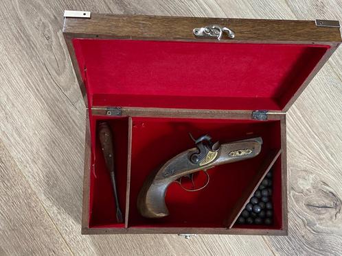 Derringer type Percussie Pistool, Antiek en Kunst, Antiek | Overige Antiek, Ophalen of Verzenden