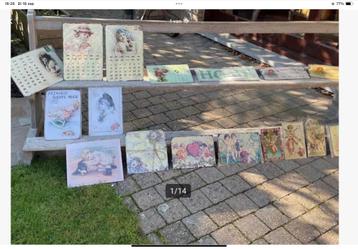 Prachtige brocante borden!Mooi onder een oversteek.4€ tot 6€ beschikbaar voor biedingen
