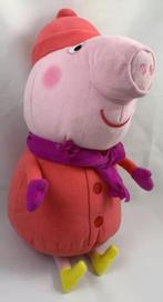 Peppa pig Hasbro pluche knuffel pop 50cm Winter editie groot, Kinderen en Baby's, Speelgoed | Knuffels en Pluche, Verzenden, Zo goed als nieuw