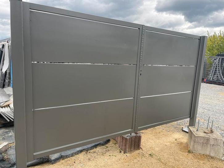 tuinpoort modern 320cm*180cm compleet, Tuin en Terras, Tuinpoorten, Nieuw, Draaipoort, IJzer, 150 tot 200 cm, 200 cm of meer, Ophalen