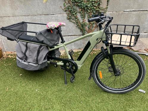 Btwin elektrische cargofiets longtail r500 e, Fietsen en Brommers, Elektrische fietsen, Ophalen