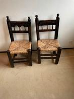 Antieke Spaanse Stoelen met Rietzitting (Set van 2), Enlèvement