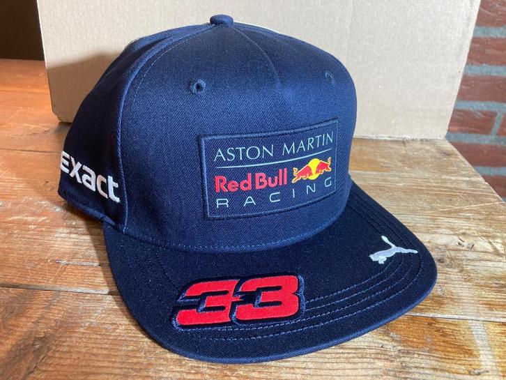 Max Verstappen 2018 Drivers Pet Red Bull Racing Snapback, Verzamelen, Automerken, Motoren en Formule 1, Nieuw, Formule 1, Ophalen of Verzenden