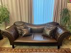 zetel chesterfield, Huis en Inrichting, Ophalen, Gebruikt, Driepersoons, Leer