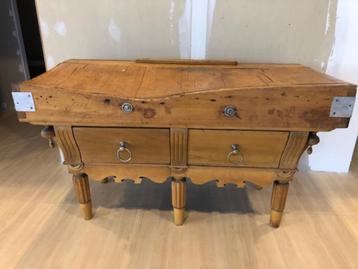 kapblok slagersblok antiek beschikbaar voor biedingen