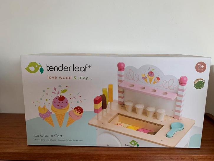 Tender Leaf Toys ijskraam Nieuw!, Kinderen en Baby's, Speelgoed | Houten speelgoed, Nieuw, Ophalen of Verzenden