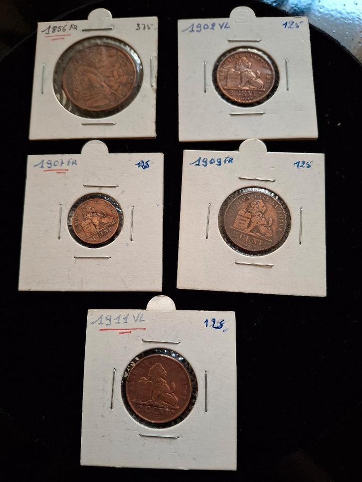 commémoration, médaille du roi Léopold I -4 pièces Léopold I, Collections, Maisons royales & Noblesse, Utilisé, Timbre(s) ou Monnaie(s)