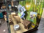 Hamsterkooi glas, Dieren en Toebehoren, Ophalen, Zo goed als nieuw, Hamster