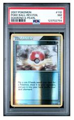 Pokemon POKE BALL Reverse Holo Foil Diamond & Pearl PSA 7, Hobby en Vrije tijd, Verzenden, Nieuw, Losse kaart, Foil
