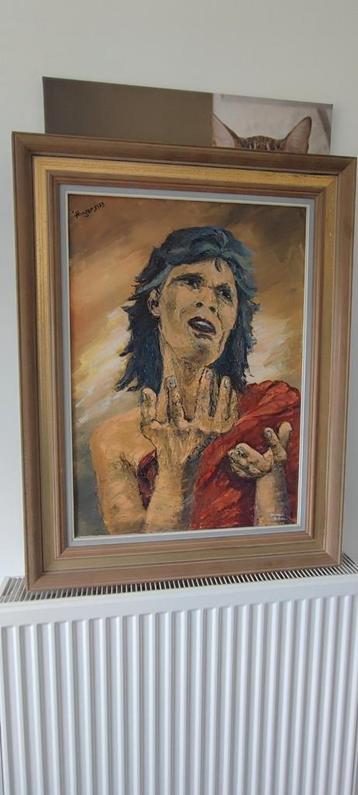 Oud olie schilderij op doek gesigneerd Raymonda Hofman beschikbaar voor biedingen