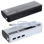 powerbank 10.000mAh met ledlamp 3x USB quick charge 3.0, Ophalen of Verzenden, Nieuw, Andowl