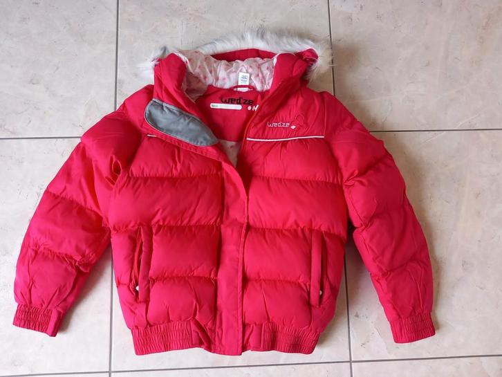 Dikke gewatteerde winterjas/skijas Wedze 128, perfecte staat, Kinderen en Baby's, Kinderkleding | Maat 128, Zo goed als nieuw