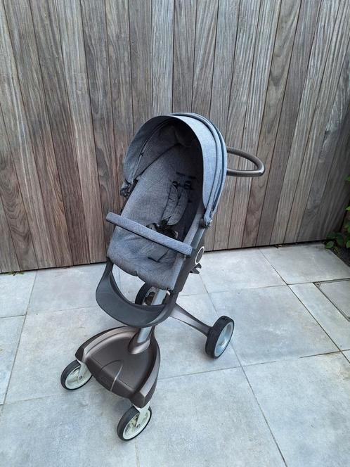 Wandelwagen Stokke Xplory - volledige set Melange Grey, Kinderen en Baby's, Kinderwagens en Combinaties, Zo goed als nieuw, Ophalen