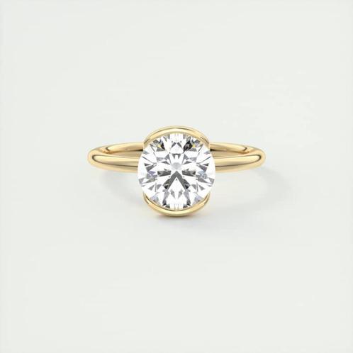Nieuwe ring, 1 karaat,diamanttest positief!, Handtassen en Accessoires, Ringen, Nieuw, Dame, 17 tot 18, Wit, Zilver, Met edelsteen