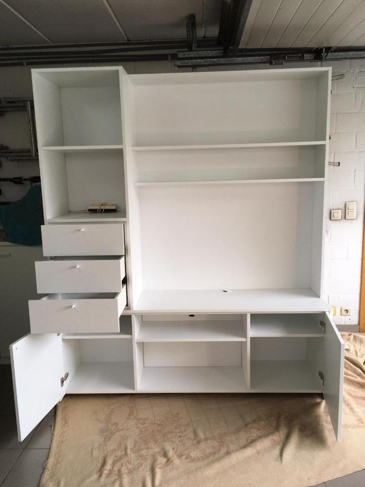 TV kast met laden, Huis en Inrichting, Kasten |Televisiemeubels, Zo goed als nieuw, 200 cm of meer, 150 tot 200 cm, 25 tot 50 cm