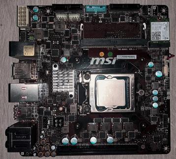Intel i5-6600 + MSI micro ATX moederbord beschikbaar voor biedingen