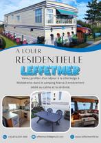 Verhuur van onze wooncaravan Leffetmer Middelkerke
