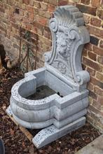 Blauwe stenen muurfontein, Tuin en Terras, Ophalen, Gebruikt, Hardsteen, Fontein