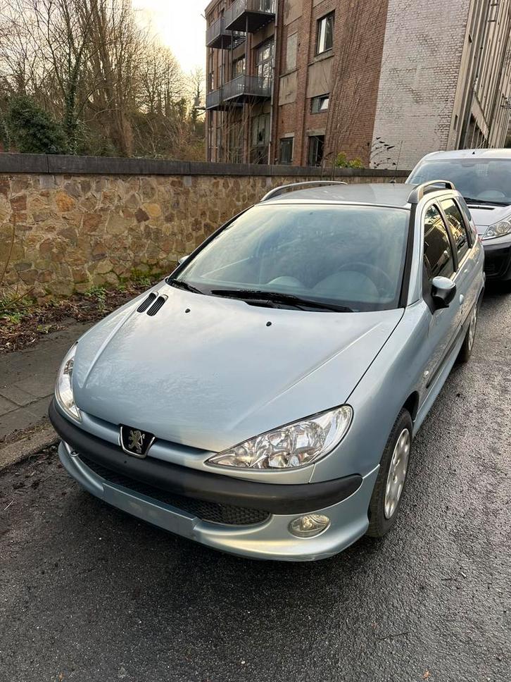 Peugeot 206 SW 1.4 HDI prête à immatriculer, Autos, Peugeot, Entreprise, Diesel, Euro 4, Break, 5 portes, Boîte manuelle, Bleu