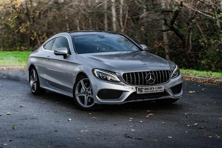 Mercedes-Benz C 180 Coupe AMG LINE PANO, Autos, Mercedes-Benz, Entreprise, Classe C, ABS, Phares directionnels, Airbags, Air conditionné