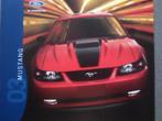 Brochure Ford Mustang 2003, Livres, Autos | Brochures & Magazines, Enlèvement ou Envoi, Ford