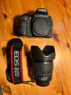 Canon 80D et objectif Canon 15-85 EFS, Audio, Tv en Foto, Ophalen, Zo goed als nieuw, Canon