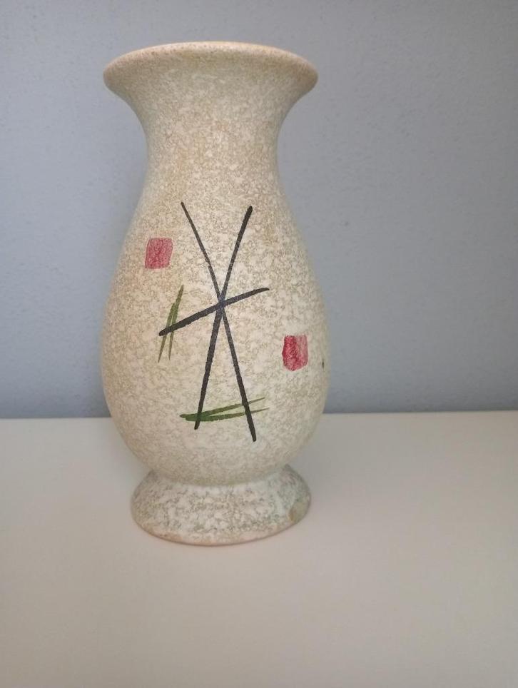 Scheurich Mid Century vaas 25cm hoog, Antiek en Kunst, Antiek | Keramiek en Aardewerk, Ophalen of Verzenden