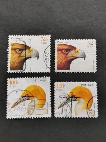 Portugal 2000 - oiseaux - aigle royal, fou de Bassan, Enlèvement ou Envoi, Portugal, Affranchi