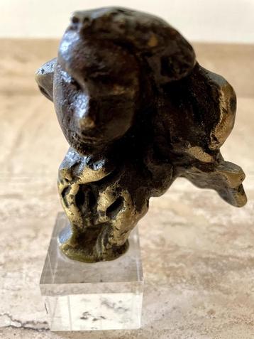 Beau petit bronze / Visage  beschikbaar voor biedingen