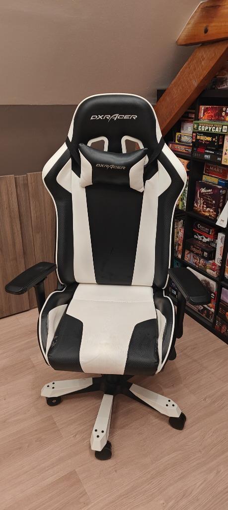 Gaming Bureaustoel DxRacer King, Huis en Inrichting, Bureaustoelen, Gebruikt, Bureaustoel, Zwart, Gaming bureaustoel, Ophalen