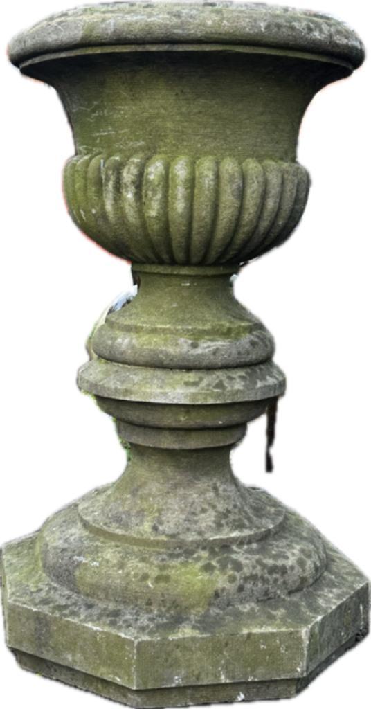 antieke tuinvaas arduinen gekapte oude vaas hardstenen, Jardin & Terrasse, Vases de jardin, Enlèvement