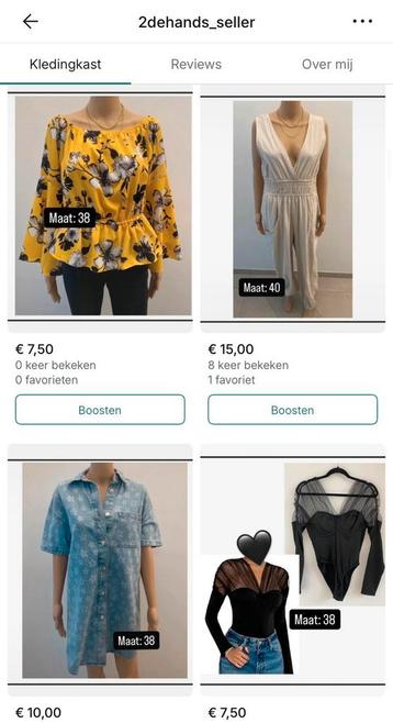 Kleding per.stuk te koop  beschikbaar voor biedingen