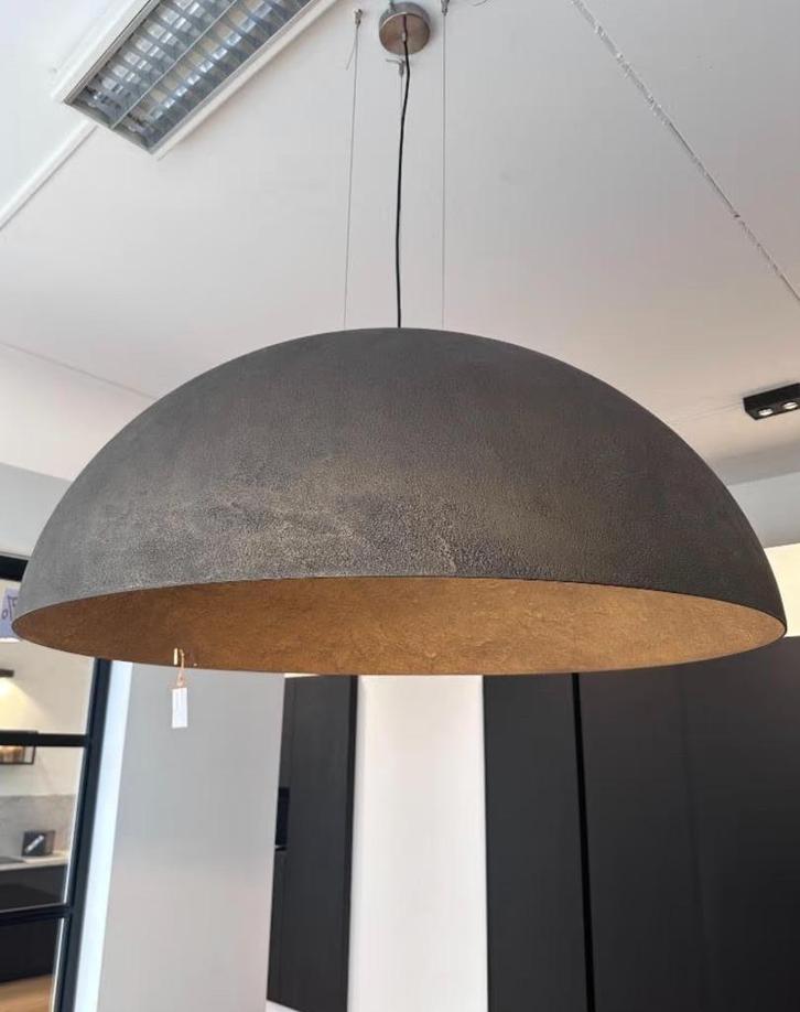 Hanglamp Brons POLDR Design- showroommodel 120 cm, Huis en Inrichting, Lampen | Hanglampen, Nieuw, 50 tot 75 cm, Overige materialen
