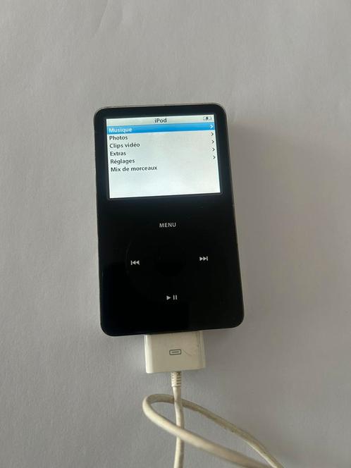 ipod classic 30gb noir 5e generation, TV, Hi-fi & Vidéo, Lecteurs Mp3 | Apple iPod, Utilisé, Classic, 20 à 40 GB, Noir, Avec radio