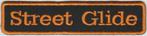 Harley Davidson Street Glide stoffen opstrijk patch embleem, Verzenden, Nieuw