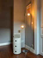 Vintage Eyeball Vloerlamp – Chroom – Jaren ’70 Space Age, Huis en Inrichting, Ophalen, Gebruikt, 100 tot 150 cm, Space age
